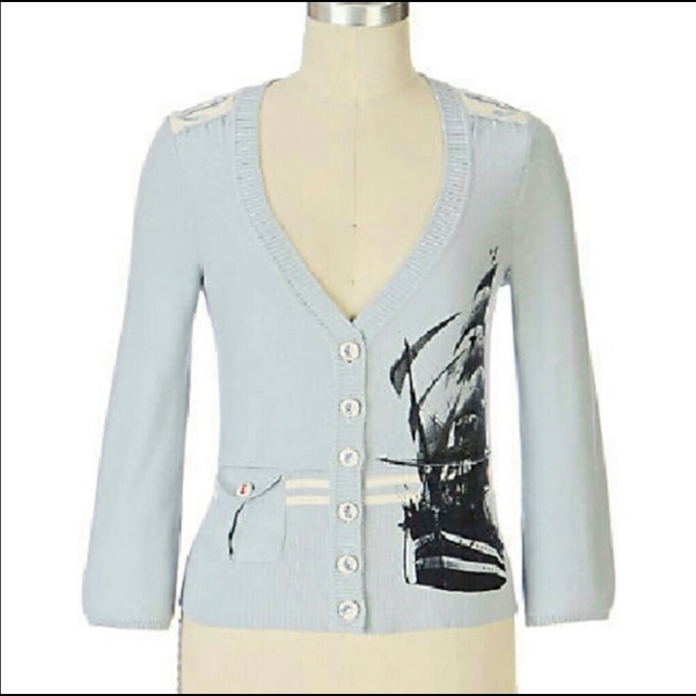 Anthropologie Moth Wind in your Hair Cardigan